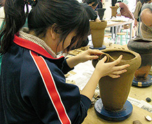 体験学習(土器作り)